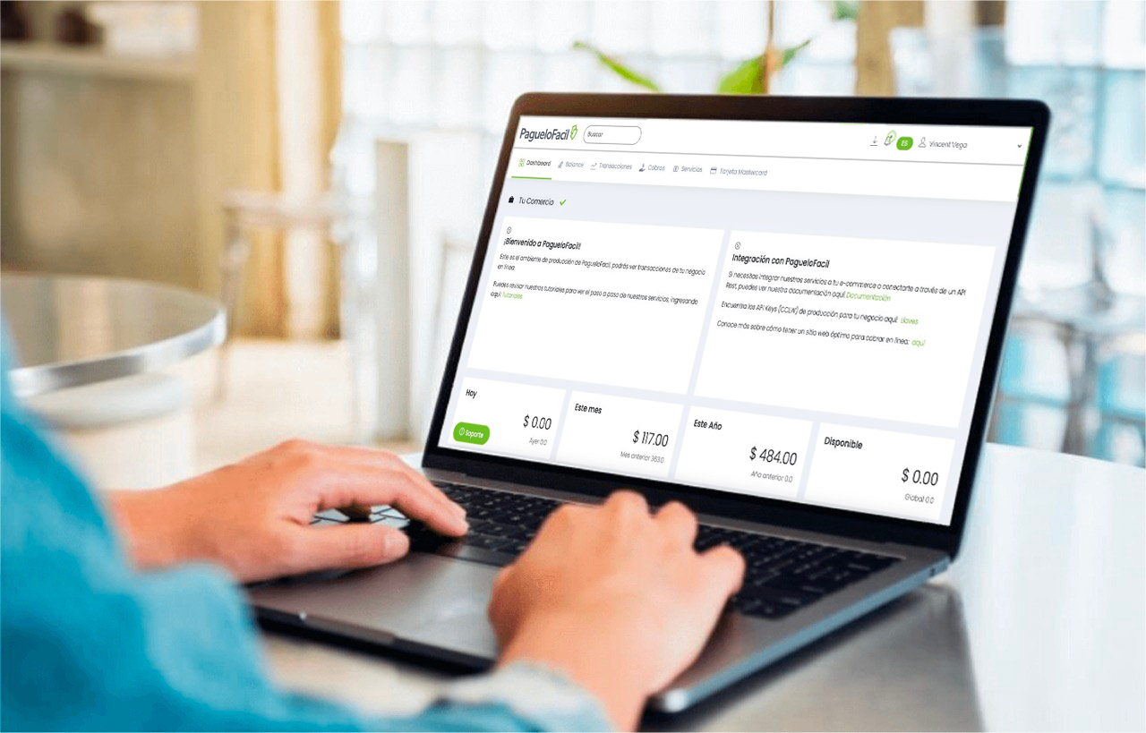 paguelofacil平台上的资金余额